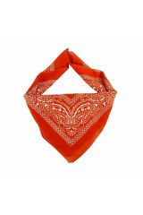 Kiremit Etnik Damla Tasarım %100pamuk Bandana