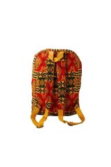 Kırmızı Etnik Kilim Desen Tasarım Unisex Sırt Çantası-4025