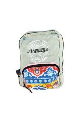 5061 Winter Mubai Bag Unisex Sırt Çantası Yeşil Desenli