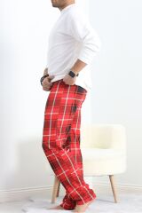 Unisex Pijama Altı Kırmızıbeyaz - 18529.1838.