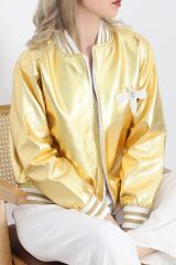 Varak Bomber Ceket Gold - 2614.1367.