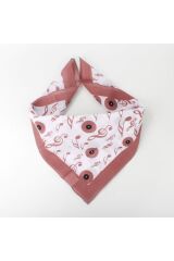 PEMBE NOTA SOL ANAHTARI TASARIM %100PAMUK BANDANA