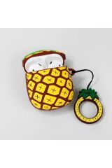 Ananas Tasarım Airpods Uyumlu Silikon Kılıf