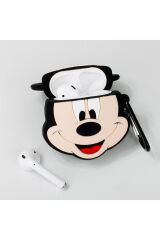 Fiyonklu Fare Tasarım Airpods Uyumlu Silikon Kılıf