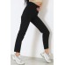 Contalı Mom Jeans Siyah - 2411.392.