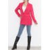 Tek Düğme Blazer Ceket Pembe - 15527.1791.