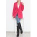 Tek Düğme Blazer Ceket Pembe - 15527.1791.