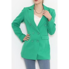 Blazer Ceket Yeşil - 15528.791.