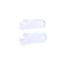 Düz Beyaz Renk Tasarım Unisex Patik Çorap 36-42