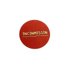 Kt-incinmişsin Tasarım Ahşap Bardak Altlığı