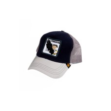 Gri Lacivert Freedom Tasarım Unisex Şapka-cap