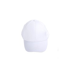 Beyaz Düz Renk Tasarım Unisex Şapka-cap