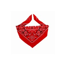 Kırmızı Etnik Kar Tanesi Detay Tasarım %100pamuk Bandana